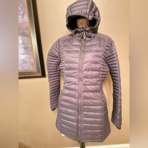 Women's Hooded Puffer Jacket - Black